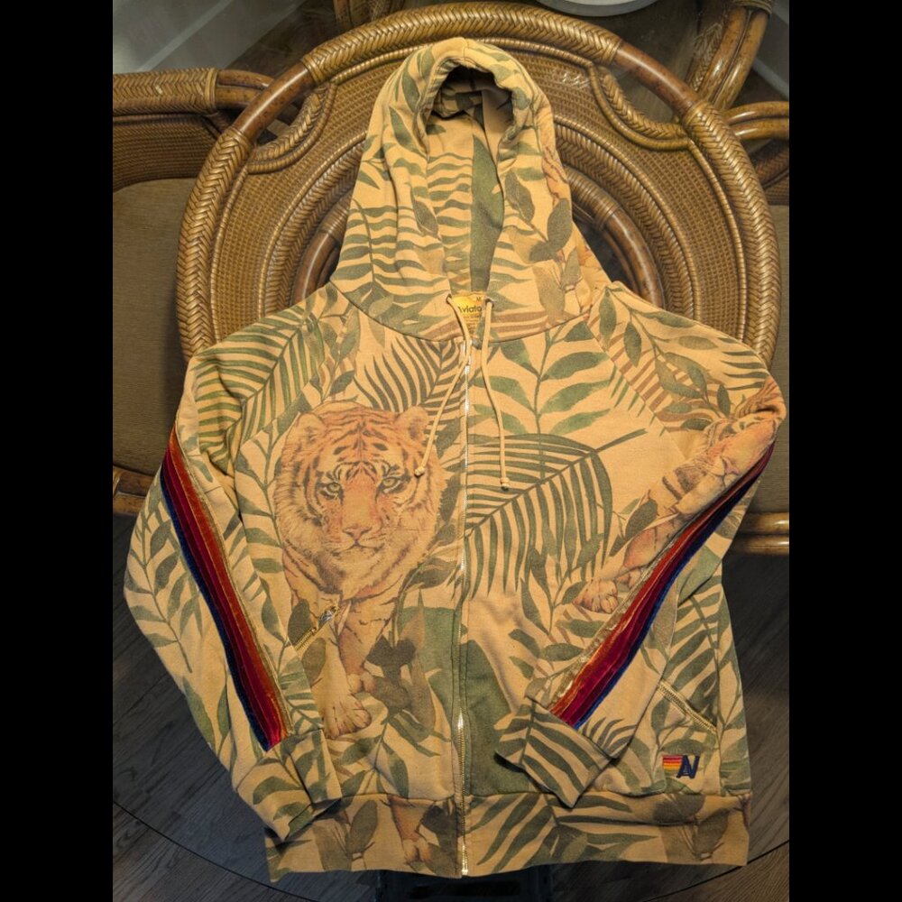 Aviator Nation Jungle Tiger Hoodie - Men's M